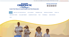 Desktop Screenshot of beachsidechiropractic.com